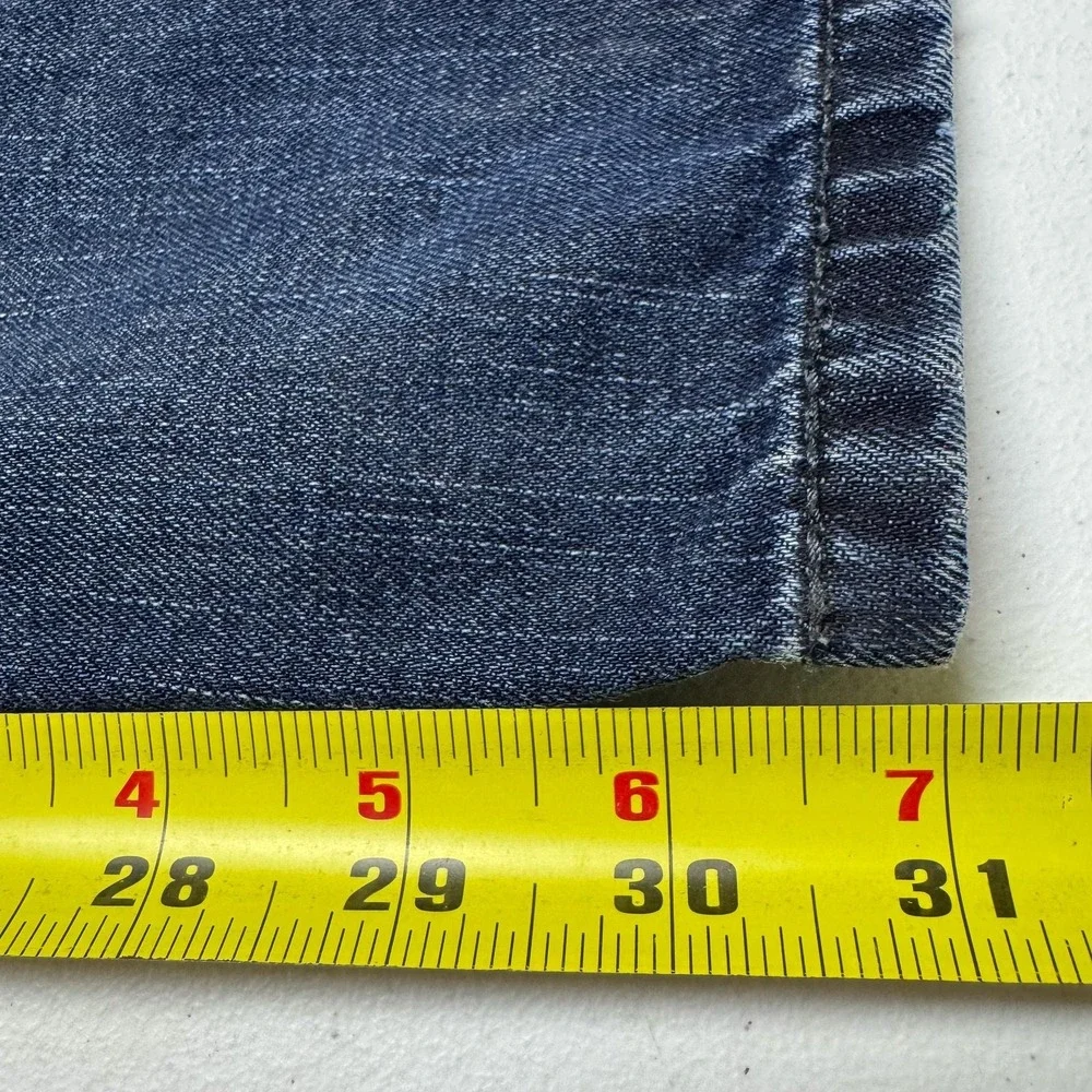 Levis 505 Jeans Mens 36 Blue Denim Straight‎ Leg Medium Wash Classic Work 36x31